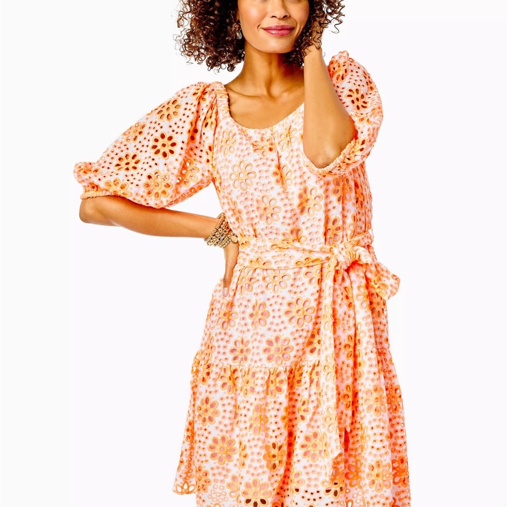 NWT Lily Pulitzer Summer Eyelet Dress XL